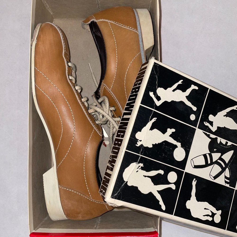 Vintage Men's Dexter Bowling Shoes, Sz 8
